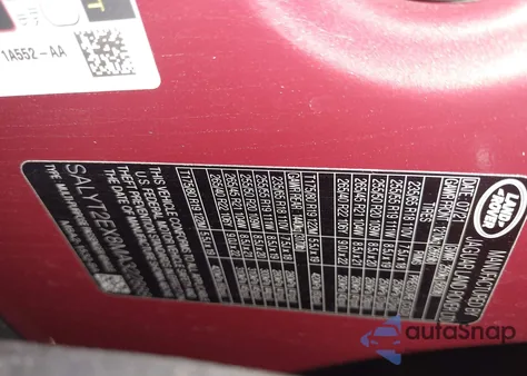 2021 Land Rover Range Rover Velar P250 R-Dynamic S from USA, damaged, VIN SALYT2EX8MA322888